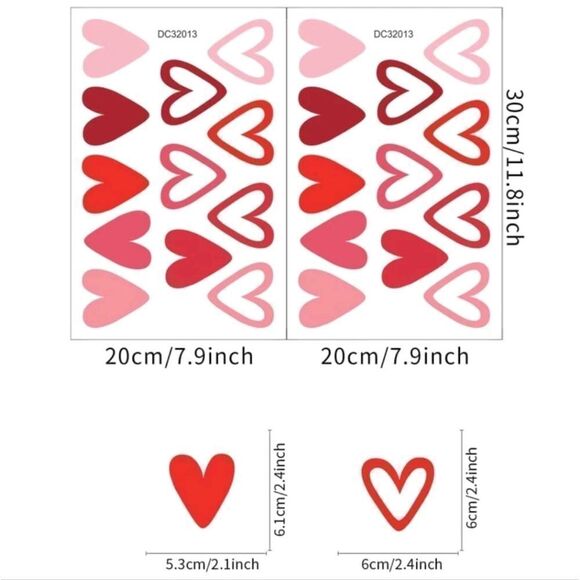 Heart Wall Stickers  - Picture 3 of 6